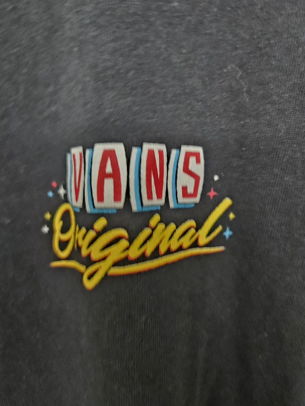 Vans Black Graphic Tee with Bowling Ball Large - Picture 3 of 5